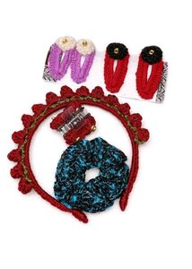 Boho Crochet Hair Accessories Set