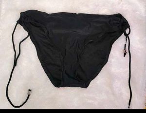 Black Tie-Side Bikini Bottom set of 4