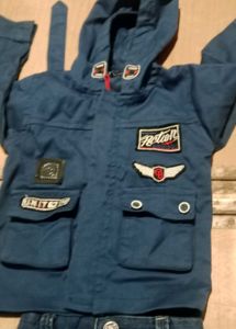 Kids Denim Outfit &amp; Pants Set