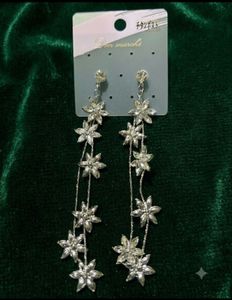 Stunning Flower Drop Earrings