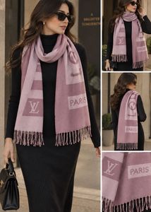 LV pink scarf light for semi winter