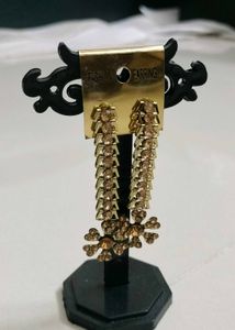 Brand new copper gold earrings