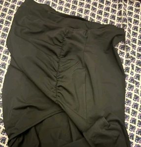 Elegant Black Slit Maxi Skirt M-XL