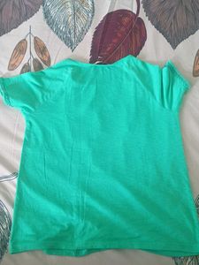 Vibrant Green Embellished Tunic Top