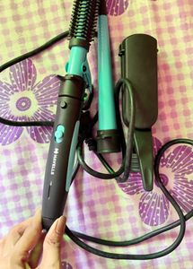 Hair Curler and Straightener Set