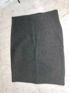 Grey Pencil Skirt
