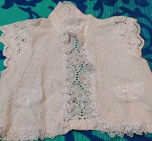 Elegant White Lace jacket