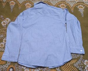 Blue Striped women's Shirt