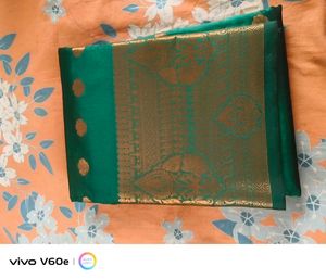Beautiful Green Silk Saree