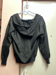 Black Zip-Up Hoodie