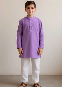 Lavender Kurta & Plazma
