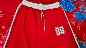 Red baggy lower