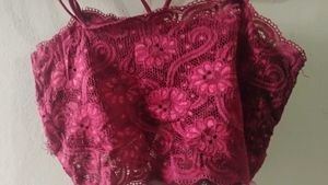 Lace Bralette Crop Top