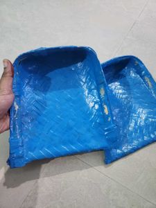 Blue Woven soup (for rice )