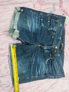 Only Blue Denim Shorts