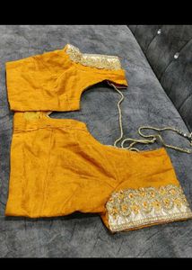 Yellow Embroidered Blouse