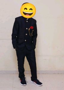 Boy's Navy Blue Suit