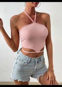 Pink Halter Neck top