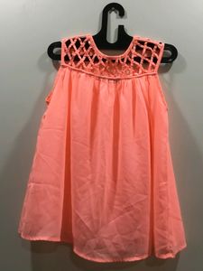 Ginger Neon Peach Top