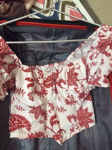 red ruffle top cute Barbie vibes