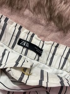 Striped Tie-Waist Shorts