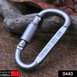 CAMPING EQUIPMENT ALUMINUM CARABINER HUNTING SURVIVAL KIT LOCK MOUNTAIN TRAVEL ACCESSORIES ( 1 PC )