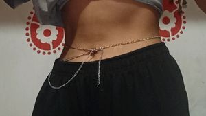 'Silver Glamour' Custom Waistchain