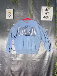 H&amp;M Light Blue Oakland West Coast Sweatshirt