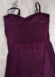 Elegant Plum Maxi Dress