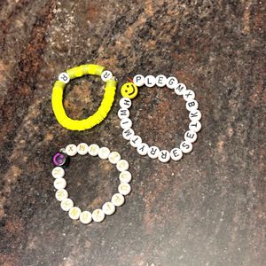Trendy Beaded Bracelets with Charms