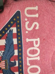 U.S. POLO ASSN. RED TEE