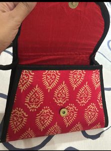 Embroidered Clutch Purse