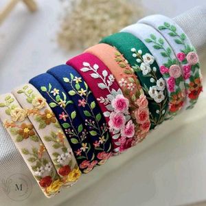Embroidered Floral Bangles