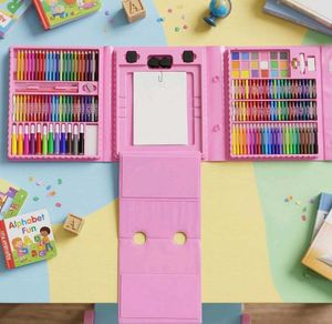 Deluxe Pink Art Set for Kids