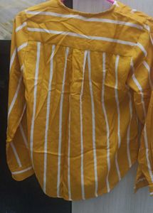 Striped Yellow Tunic for women