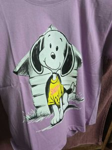 Snoopy Graphic Print T-Shirt