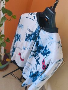 Stylish Cool Printed Bomber Jacket
