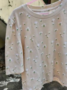 Cute Floral Print crop Top