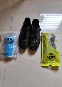 Complete Soccer Set: Cleats, Shin Guards &amp; Socks