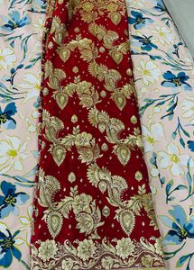 Elegant Red Banarasi Silk Saree