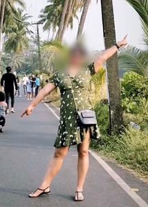 Chic Green Floral Mini Dress