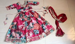 Beautiful Floral Lehenga Choli Set