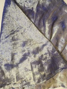 Shimmering Blue Ethnic Skirt