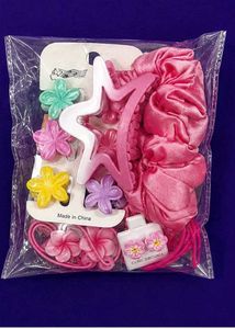 Cute Pink Hair Accessories Set