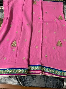 wedding/party wear saree with blouse
