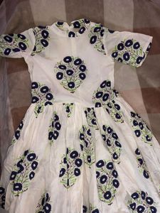 Anarkali Indo Western Style Slit Kurti