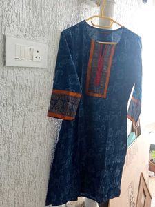 Rangmanch Blue Printed Top