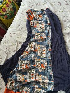 Stylish Floral Print Kurta