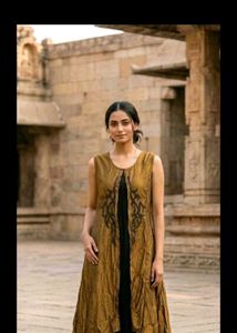 Elegant Embroidered Sleeveless Gown