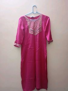 Beautiful Fuchsia Pink Kurta